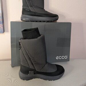 ECCO Solice Waterproof Insulated Women's Snow Boots Ultra-Warm Size 10
